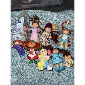 Lot of 10 Vintage 1980/90s OAA Cabbage Patch Kids Baby Miniature Figures PVC